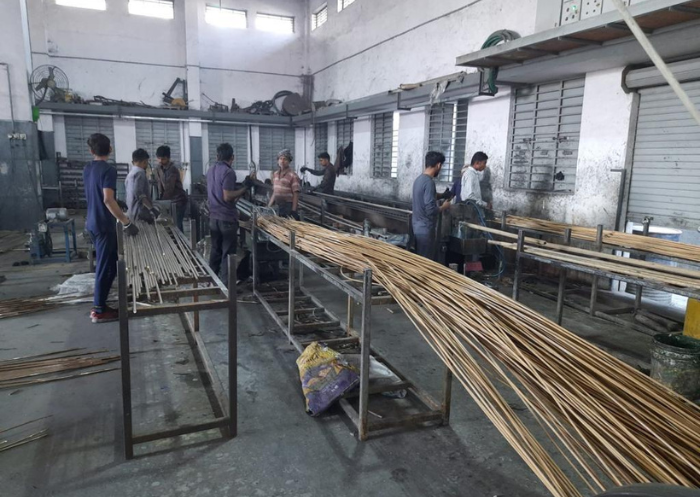 Manufacturing bay inside Shree Khodiyar Metal Products facility